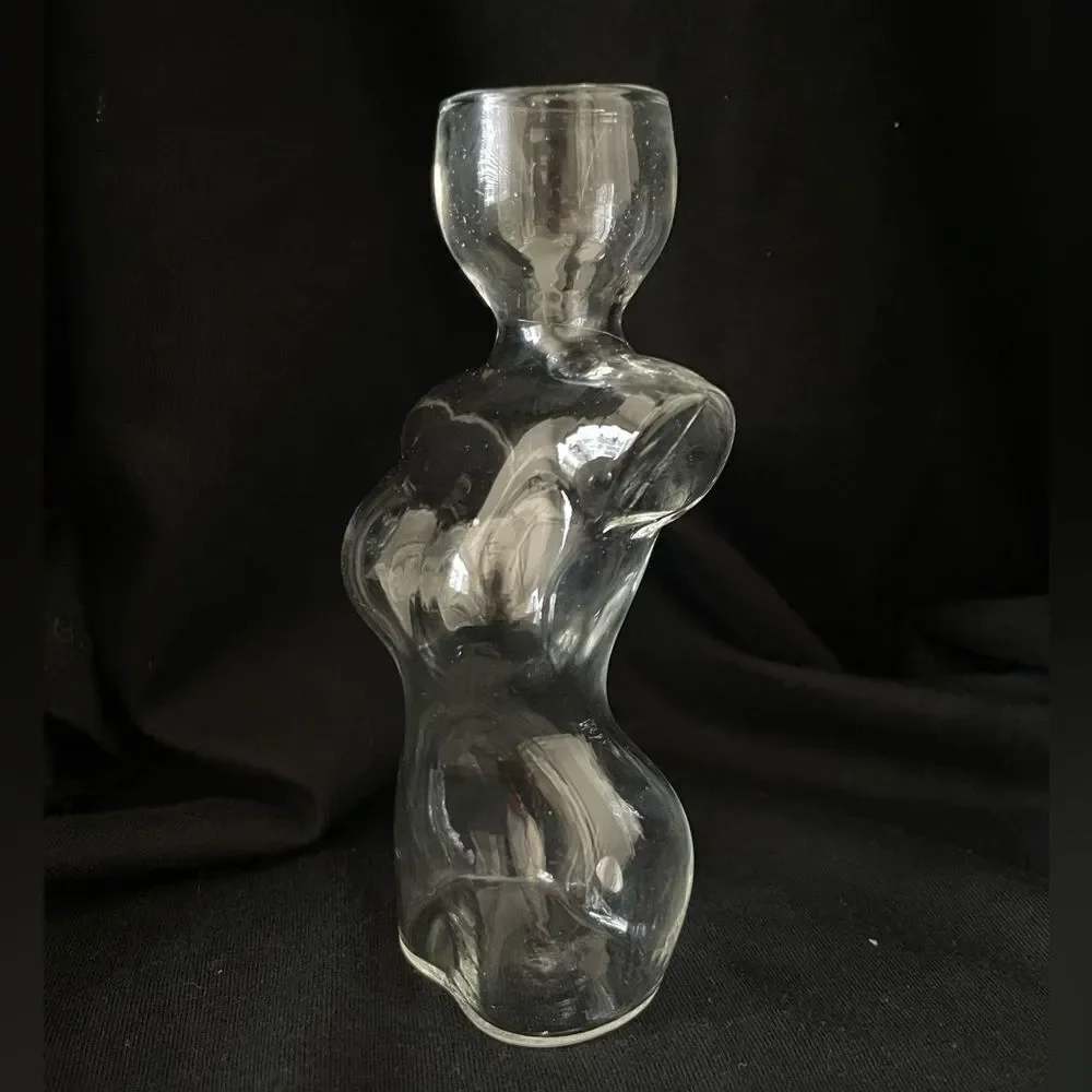 Elegant Body Design Glass Vase